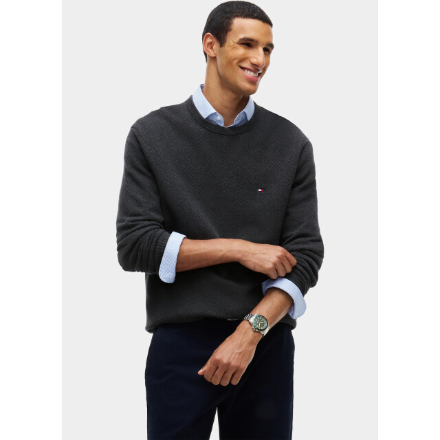 Tommy Hilfiger Pullover heren essential structure crew neck mw0mw36347/p92 211429 large