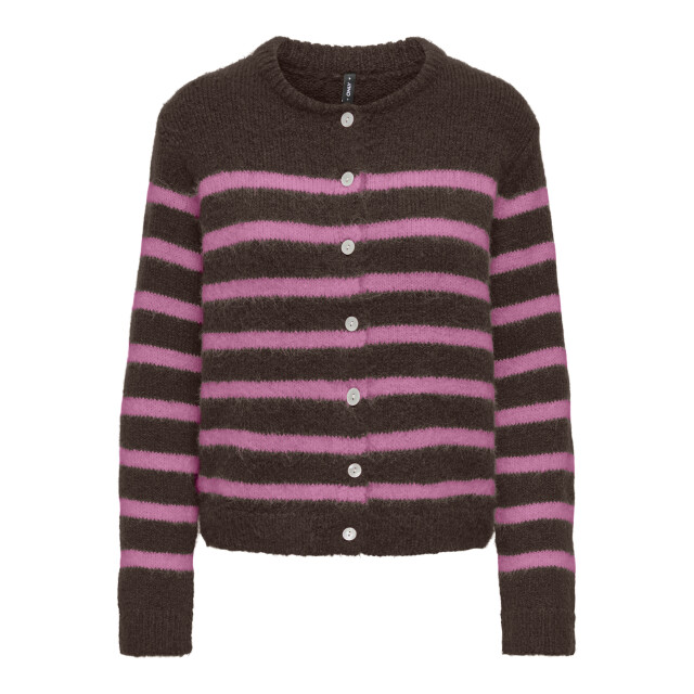 Only onlmaggie ls baseball neck cardi cc 15375125 coffee bean 06741.882.0002 large