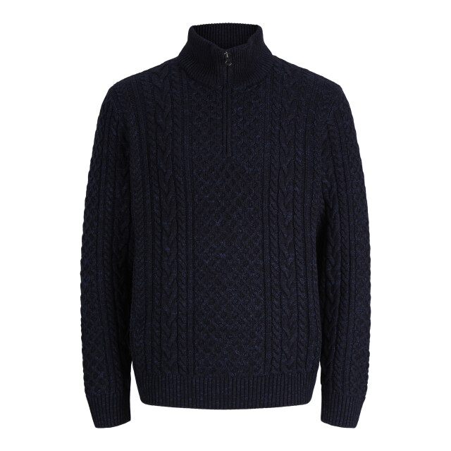 Jack & Jones Blucallum cable knit half zip trui 12299947 large