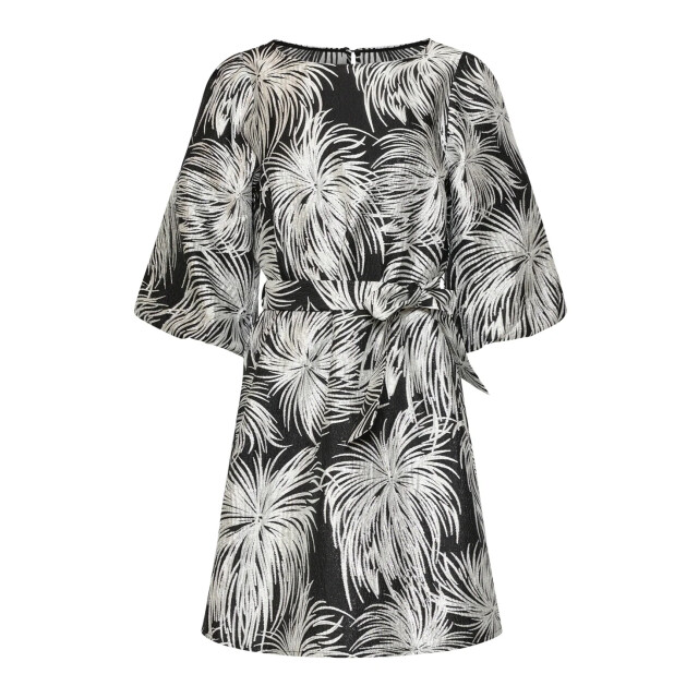 Smashed Lemon Korte jurk met vuurwerk print en strikceintuur | 8718679068499 large