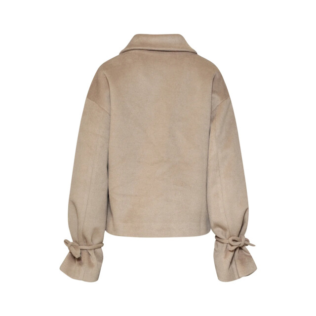 Smashed Lemon Kort jas met strikdetails aan de mouwen | 8718679046336 large