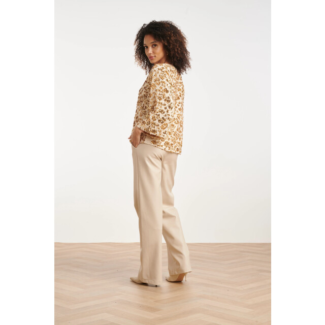 Smashed Lemon Top met all-over paillettenpatroon | 8718679058445 large