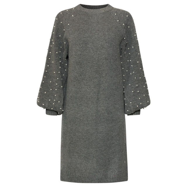 Smashed Lemon Gebreide jurk met pareldetails | 8718679070683 large