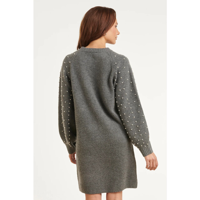 Smashed Lemon Gebreide jurk met pareldetails | 8718679070683 large