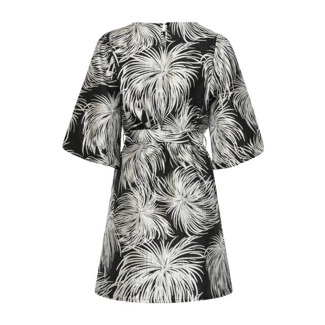 Smashed Lemon Korte jurk met vuurwerk print en strikceintuur | 8718679068499 large