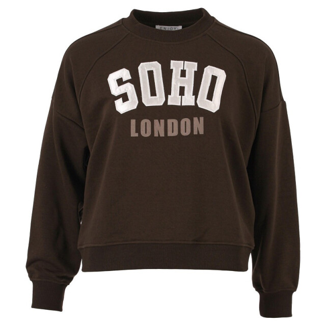 Enjoy Sweater 156555-581 d. 156555-581 d.bruin large