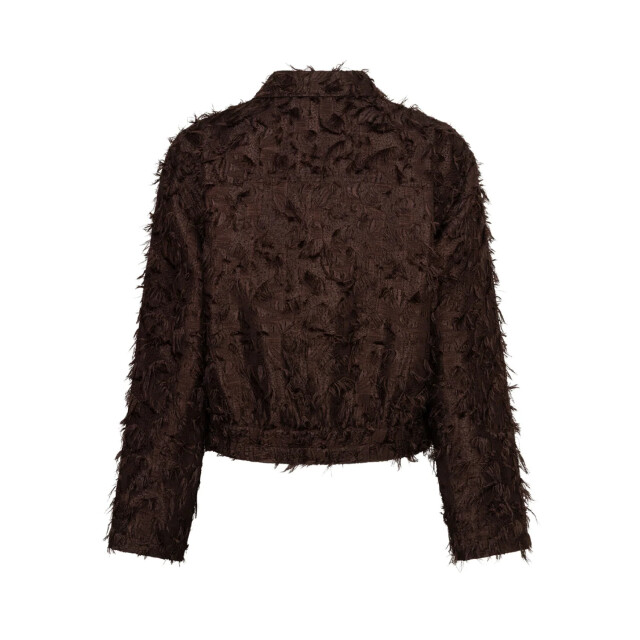 Red Button Bomber fringes espresso SRB5064 large
