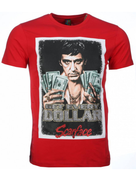 Local Fanatic T-shirt scarface get every dollar print 2004R large