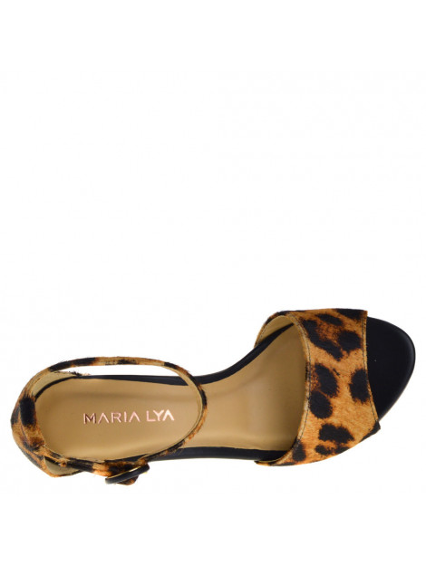 Maria Lya Dames sandalen panterprint  large