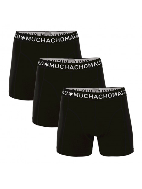 Muchachomalo Jongens 3-pack boxershorts effen 1010JSOLID185nl_nl large