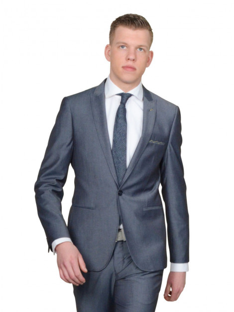 Bos Bright Blue Sneaker suit super slim fit bwa181029sn97/226