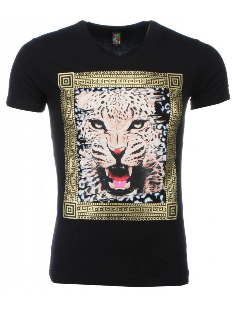 Local Fanatic T-shirt tijger print 1415Z large