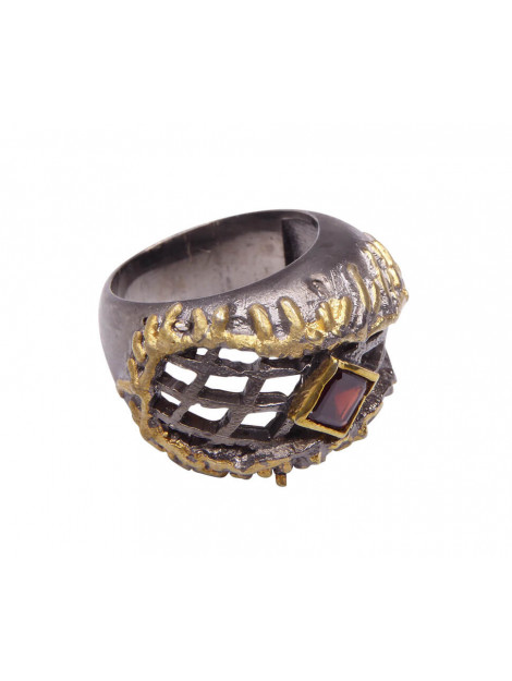 Christian Zilveren ring met granaat 879G9-0835JC large