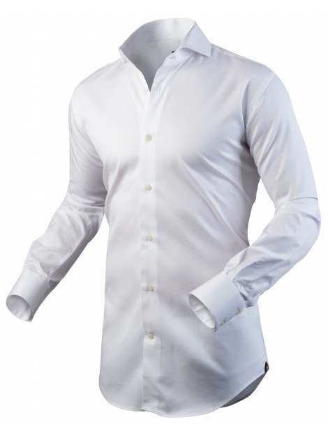 Circle of Gentlemen Heren overhemd amil cutaway stretch slim Circle of Gentlemen Heren overhemd ayse zwart cutaway