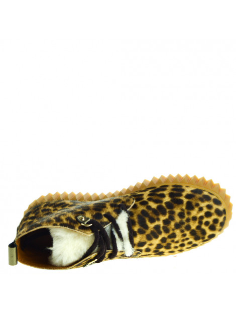 Voile Blanche Dames veterschoenen leopard  large