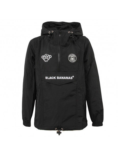 Black Bananas Kids the anorak windbreaker Black Bananas F.C. Anorak Windbreaker zwart | JHP Fashion