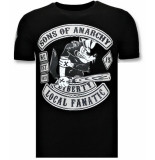 Local Fanatic T-shirt met opdruk sons of anarchy