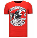 Local Fanatic T-shirt met opdruk sons of anarchy print