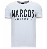 Local Fanatic T-shirt met opdruk narcos pablo escobar