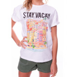 Colourful Rebel Stay On Vacay Boxy Tee