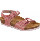 Birkenstock Rio plain cosmic sparkle old rose