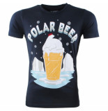Ferlucci unisex kerst t-shirt ronde hals polar beer -