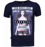 Local Fanatic Kim kardashian rhinestone t-shirt