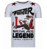 Local Fanatic Fighter legend rhinestone t-shirt