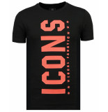 Local Fanatic Icons vertical t-shirt