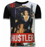 Local Fanatic Hu$tler digital rhinestone t-shirt