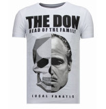 Local Fanatic The don skull rhinestone t-shirt