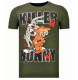 Local Fanatic Killer bunny rhinestone t-shirt