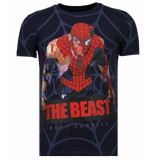 Local Fanatic The beast spider rhinestone t-shirt