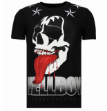 Local Fanatic Hellboy rhinestone t-shirt