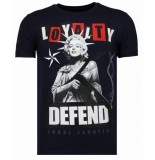Local Fanatic Loyalty marilyn rhinestone t-shirt