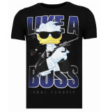 Local Fanatic Like a boss rhinestone t-shirt