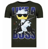 Local Fanatic Like a boss rhinestone t-shirt
