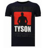 Local Fanatic Iron mike tyson rhinestone t-shirt