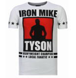 Local Fanatic Iron mike tyson rhinestone t-shirt