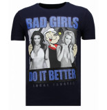 Local Fanatic Bad girls do it better rhinestone t-shirt
