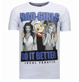 Local Fanatic Bad girls do it better rhinestone t-shirt