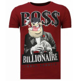 Local Fanatic Billionaire boss rhinestone t-shirt