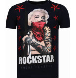 Local Fanatic Marilyn rockstar rhinestone t-shirt
