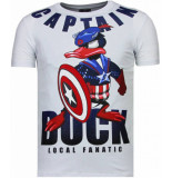 Local Fanatic Captain duck rhinestone t-shirt