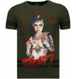 Local Fanatic Fighter! rhinestone t-shirt