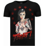 Local Fanatic Fighter! rhinestone t-shirt