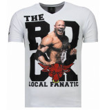 Local Fanatic The rock rhinestone t-shirt