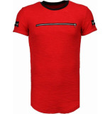 Justing Zipped chest t-shirt