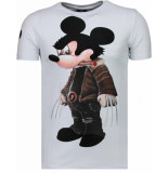 Local Fanatic Bad mouse rhinestone t-shirt