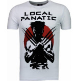 Local Fanatic Wolverine flockprint t-shirt